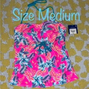 NWT- Tankini Top for Juniors- Size Medium